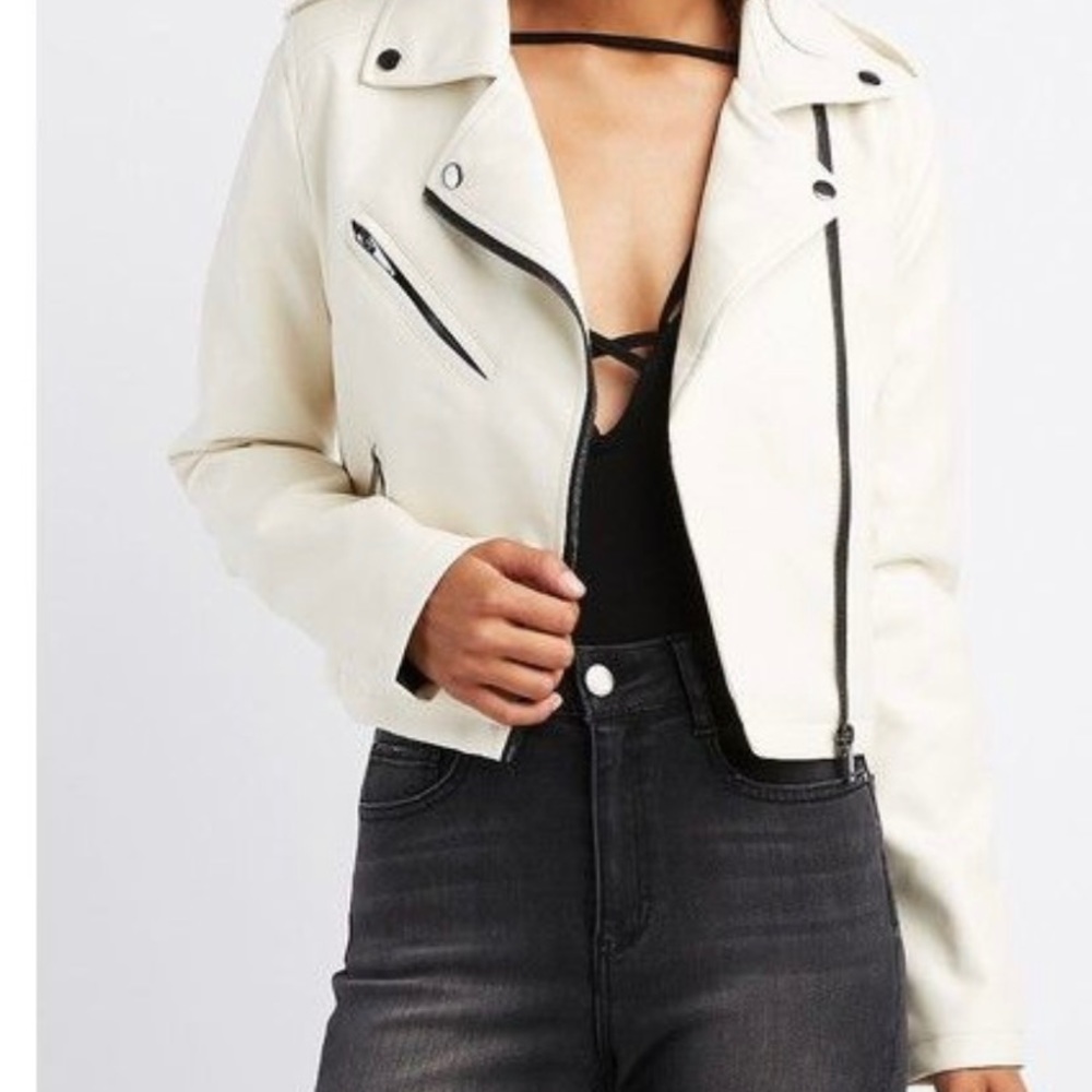 Womens Faux Leather Jacket